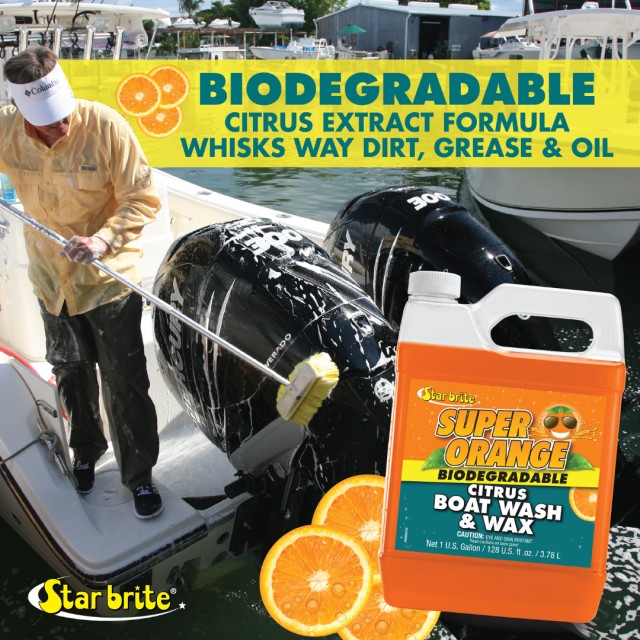 Star Brite Super Orange Citrus Boat Wash & Wax (3.78Lt)