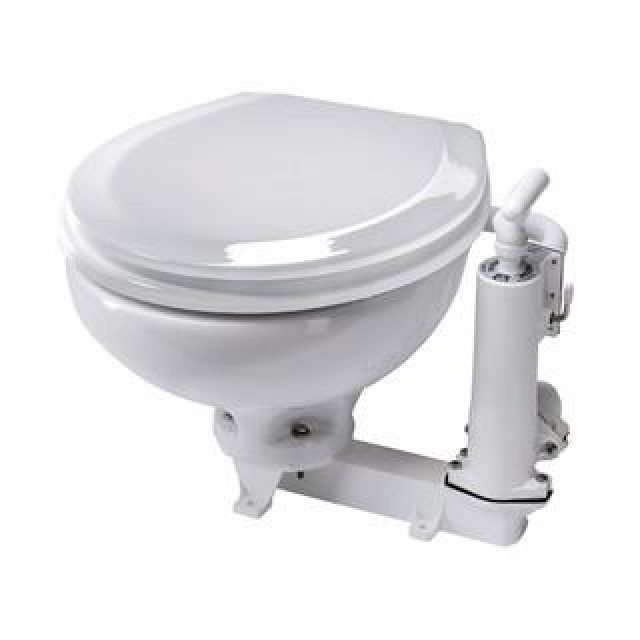 TOILET SMALL BOWL, WOODEN SEAT