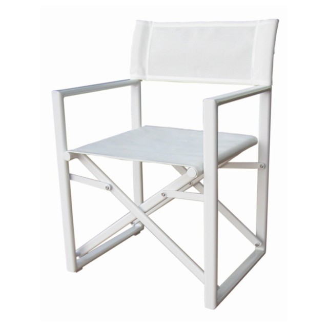 Καρέκλα σκηνοθέτη λευκή