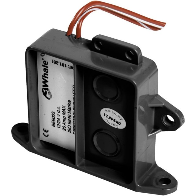 Whale Ηλεκτρικό Φλοτέρ με Χρονοκαθυστέρηση 30 12V και 24V
