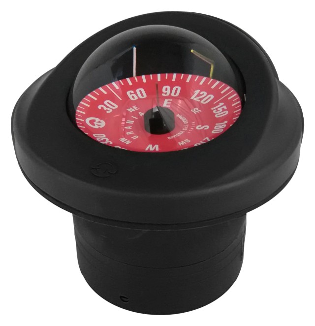 Riviera Compass Urania, Black -Red 168mm/125mm