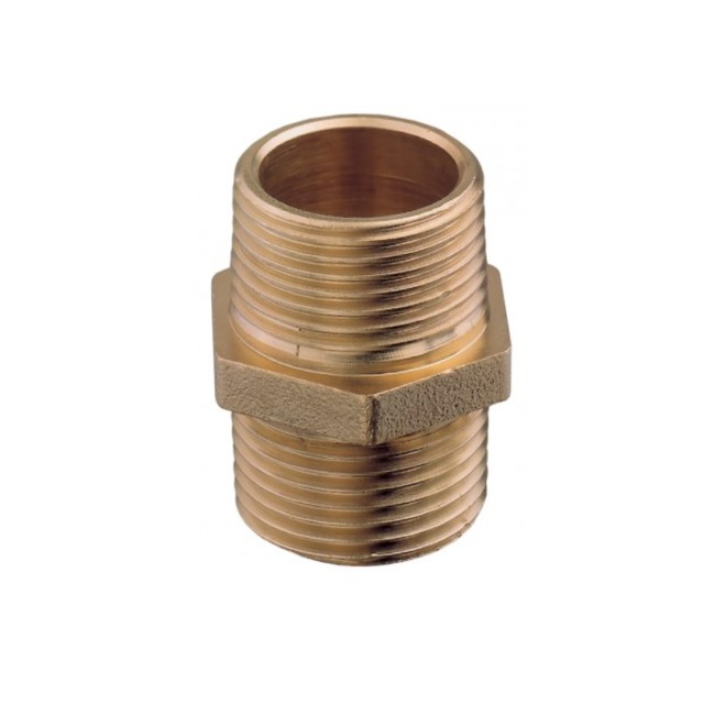 Ορειχάλκινο Βύσμα Νίπελ (Αρσενικό/Αρσενικό)