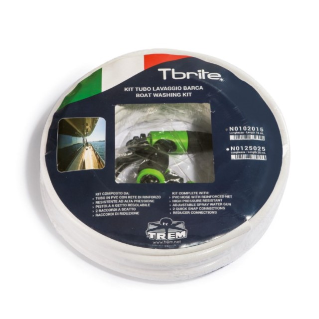 Hose kit for boat 15m & Watergun with adaptors