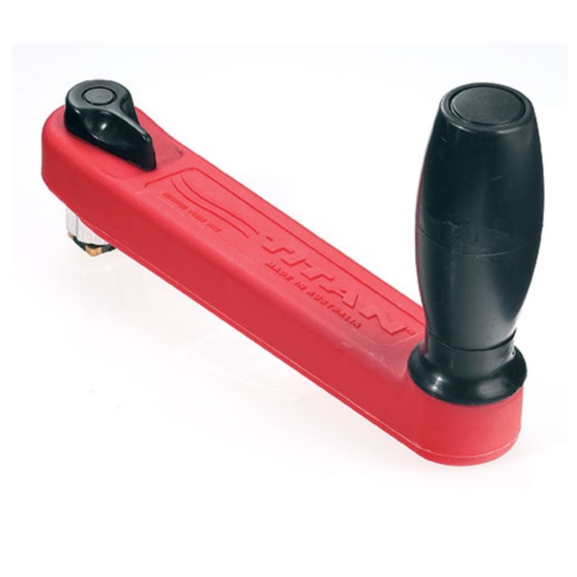 250MM PRIMARY WINCH HANDLE SINGLE LOCKING RED