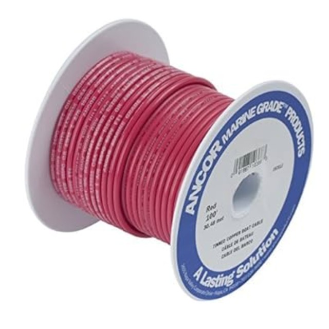 Κόκκινο επικασ. καλώδιο #8 *Με το μέτρο