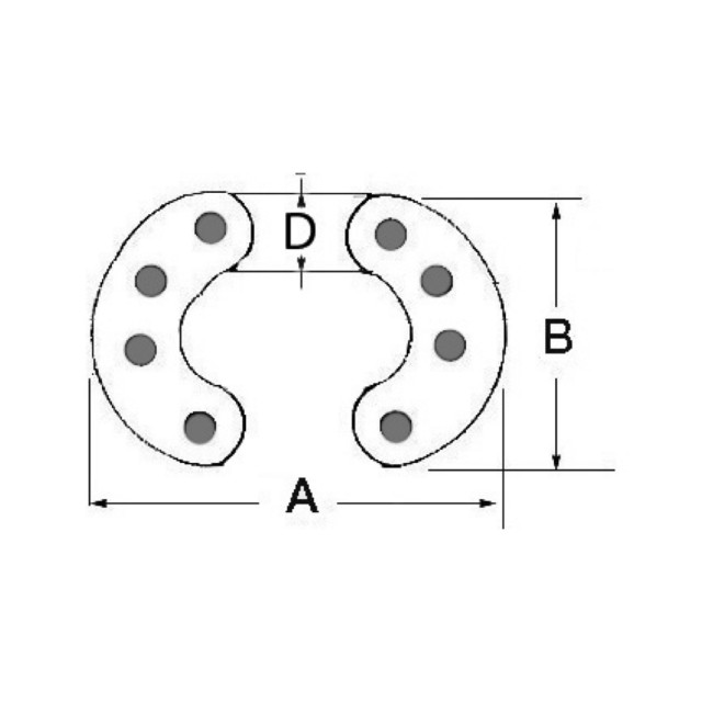 Σύνδεσμος αλυσίδας Φ8