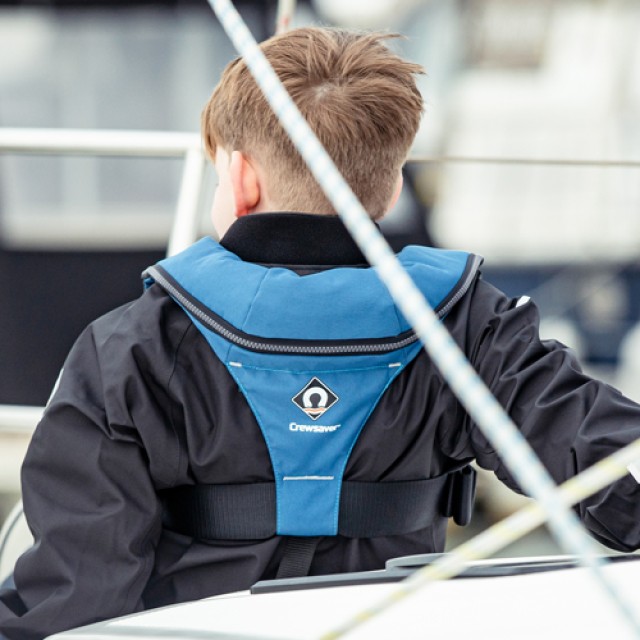 Αυτόματο Παιδικό Σωσίβιο 150Ν Μπλέ Με Ζώνη 20-50Kg