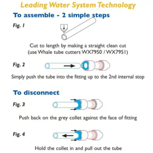 Whale Σύνδεσμος Ορειχάλκινος με Σπείρωμα 3/8 Θηλυκός