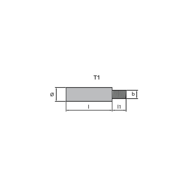 Ανόδιο μηχανής YANMAR με τάπα