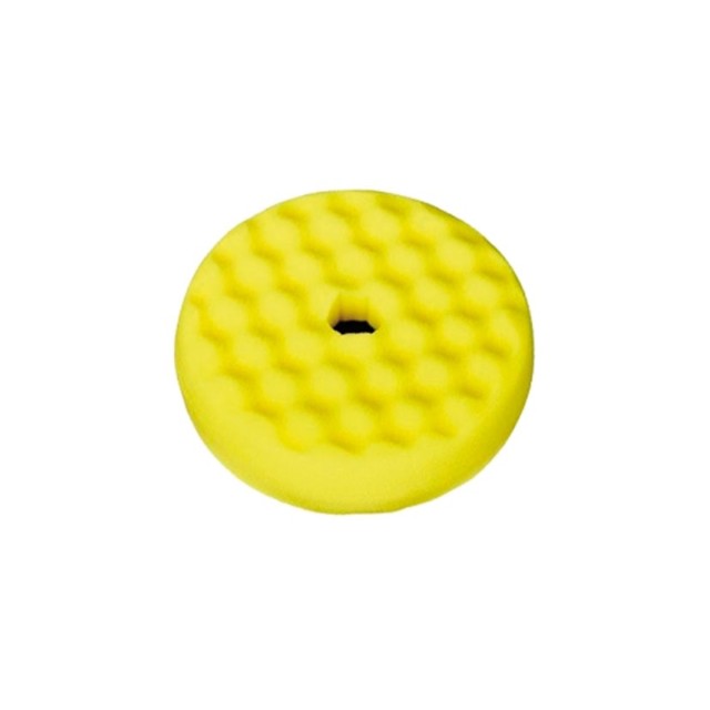 Polishing Sponge Embossed Soft Yellow 200mm double-sided