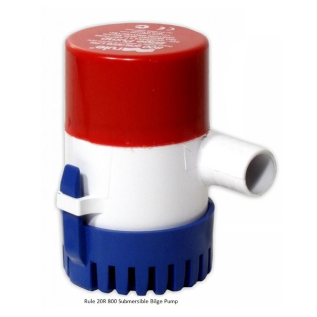 RULE Αντλία Βυθιζόμενη 800GPH - 24V [RUL20DA-24]