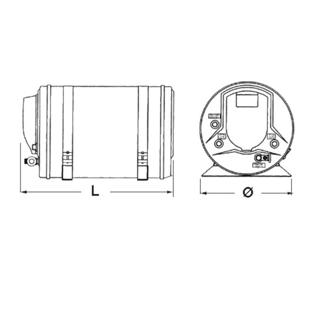 Θερμοσίφωνας ISOTEMP INDEL WEBASTO MARINE 24 L