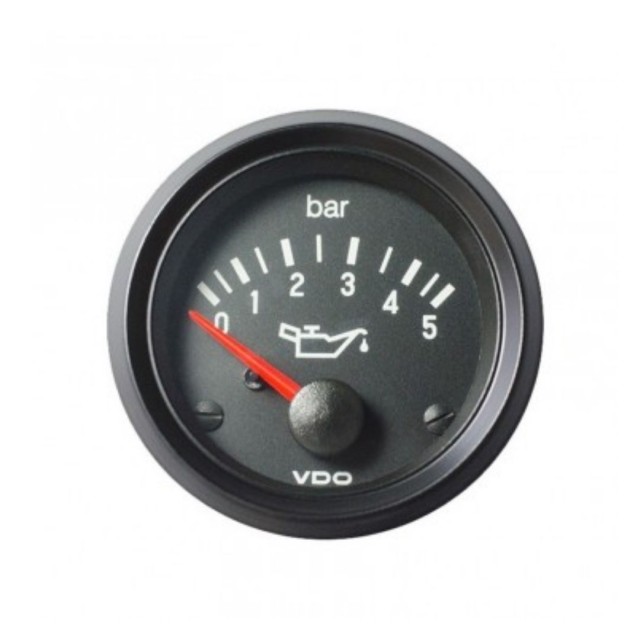 VDO Μανόμετρο 5BAR/72PSI /52mm 24V