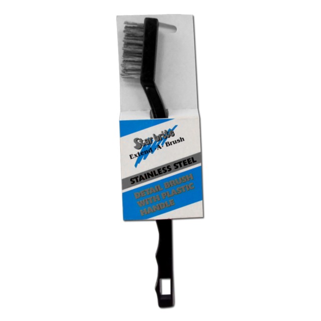 Star Brite Detail Brush With Plastic Handle & Stainless Steel