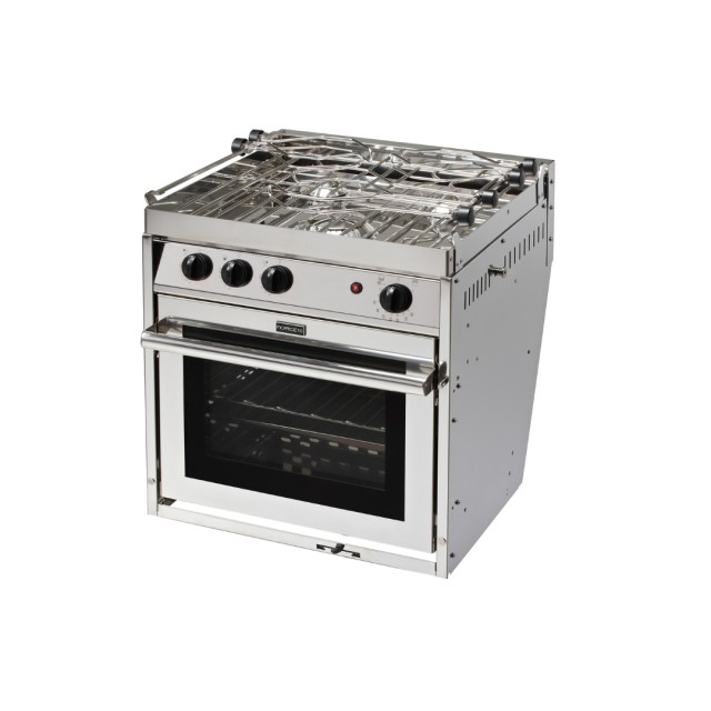 FORCE10 Stove with Oven / 3-burner / stainless steel