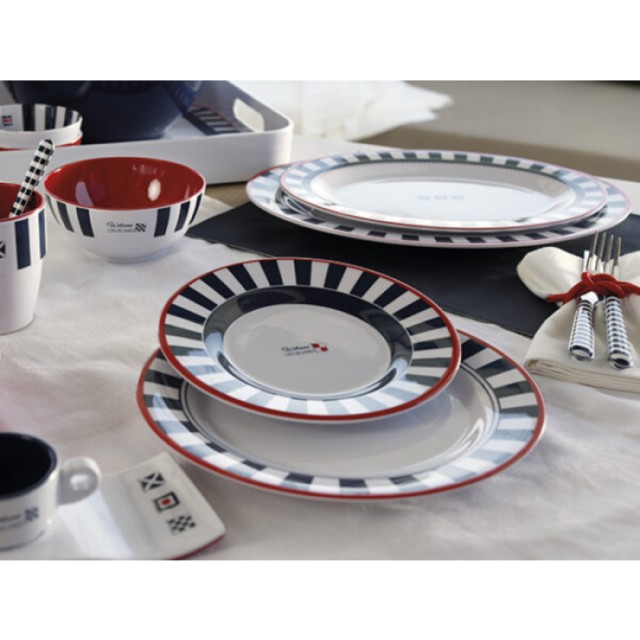 Πιάτο Επιδορπίου Αντιολισθητικό Μελαμίνης Venezia-Marine Business O20cm (Σετ 6τμχ.)