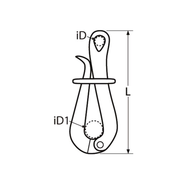 Pelican Hook A4 100mm