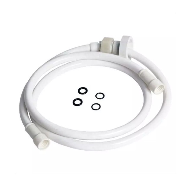 Elegance Shower Hose Assembly White 1.5M