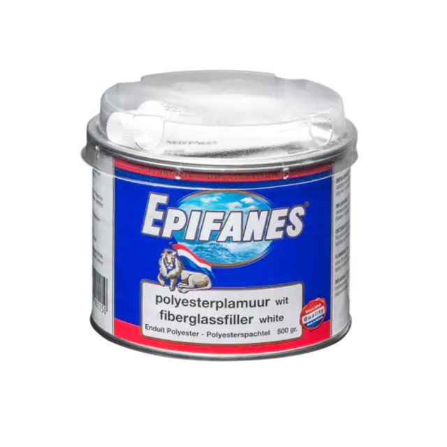 Εποξικός Στόκος Δύο Συστατικών Fiberglass Filler Λευκό , 500gr