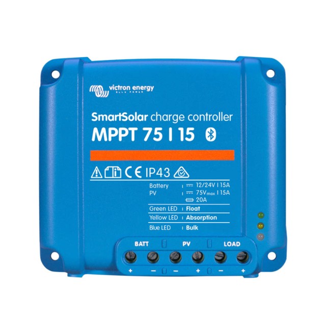 Ρυθμιστής φόρτισης φωτοβολταϊκών Victron SmartSolar MPPT 75/15 - 24V 15A