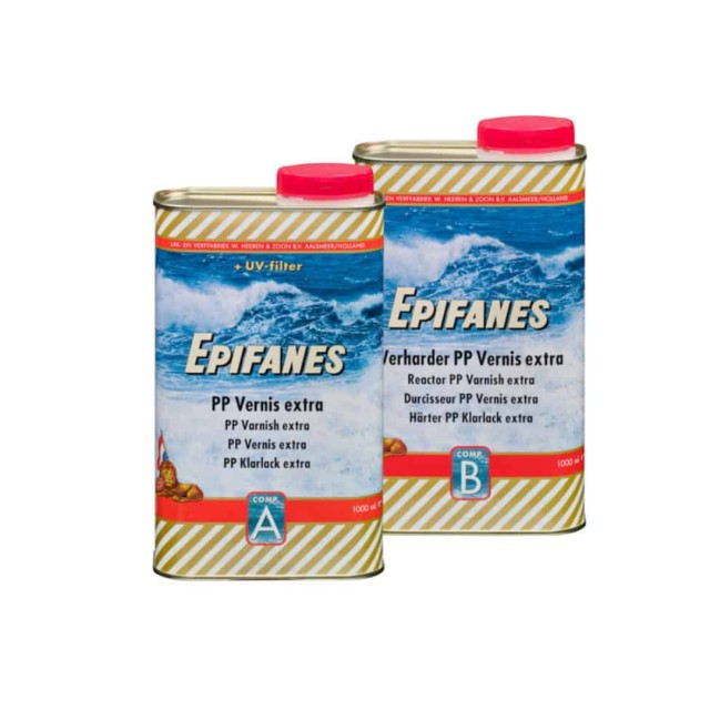 PP Varnish Extra Βερνίκι Για Teak Γυαλιστερό Διάφανο Α+Β 2lt