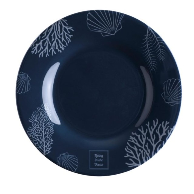 Πιάτο Γλυκού Αντιολισθιτικό Μελαμίνης 20cm Living Marine Business (Σετ 6 Τεμάχια)