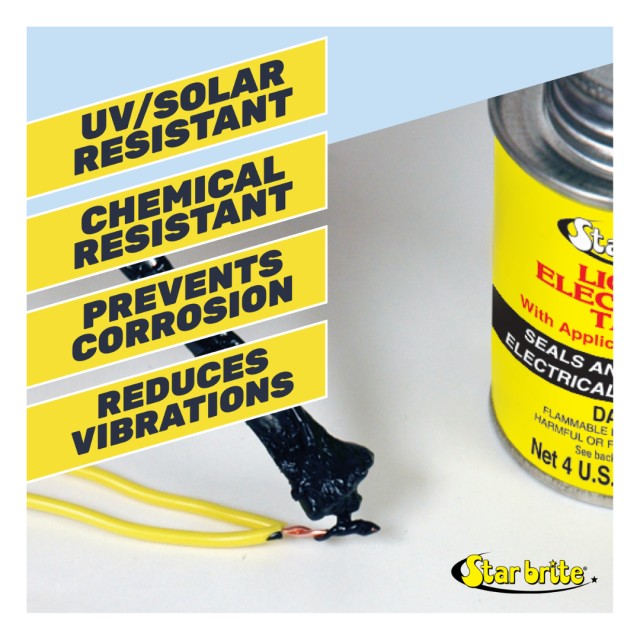 Star Brite Liquid Electrical Tape Black (118ml)