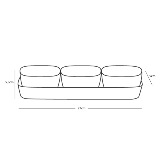 NORTHWIND snack set 4 pieces