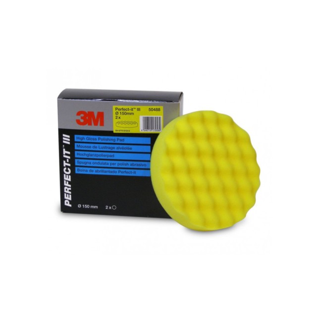 Perfect-It III Soft Polishing Sponge Yellow 150mm