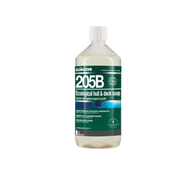 Clinαzur 205B Οικολογικό καθαριστικό για  Hull & Deck Cleaner 5lt
