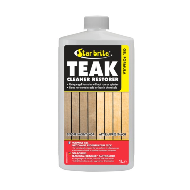 Καθαριστικό/ προιόν συντήρησης teak με φόρμουλα Gel