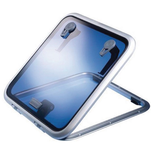 Lewmar Size 10 Low-Profile Aluminum Deck Hatch με αεραγωγό