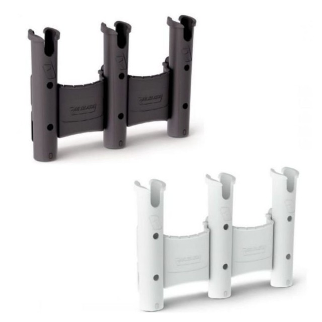 RodStow Rod Holder triple with caddy White