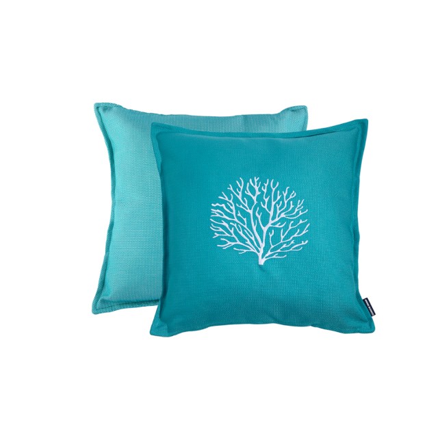 Κεντημένο Μαξιλάρι Aruba 45x45 Acqua , 2 τεμ.