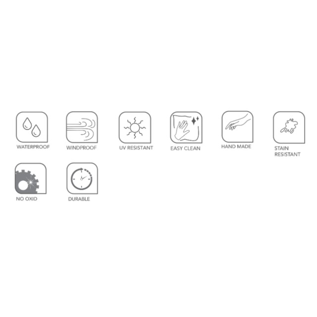 Windproof Rattan Ashtray - Black