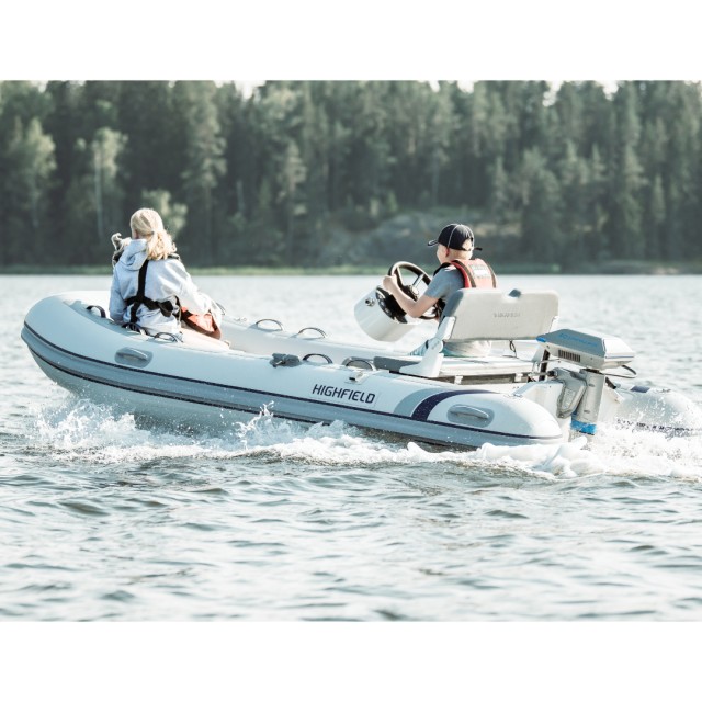 Φουσκωτό Σκάφος Highfield Classic PVC με διπλό Αλουμινένιο Δάπεδο και EVA teak