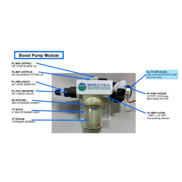300-1K BOOST PUMP 12/24VDC 1/2NPT
