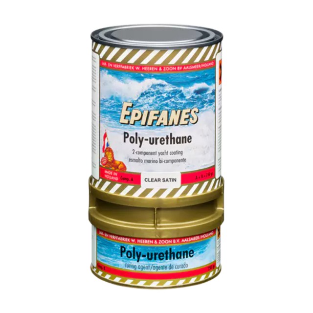 Βερνίκι Σατινέ 2 Συστατικών Πολυουρεθάνης Clear Satin 750 gr