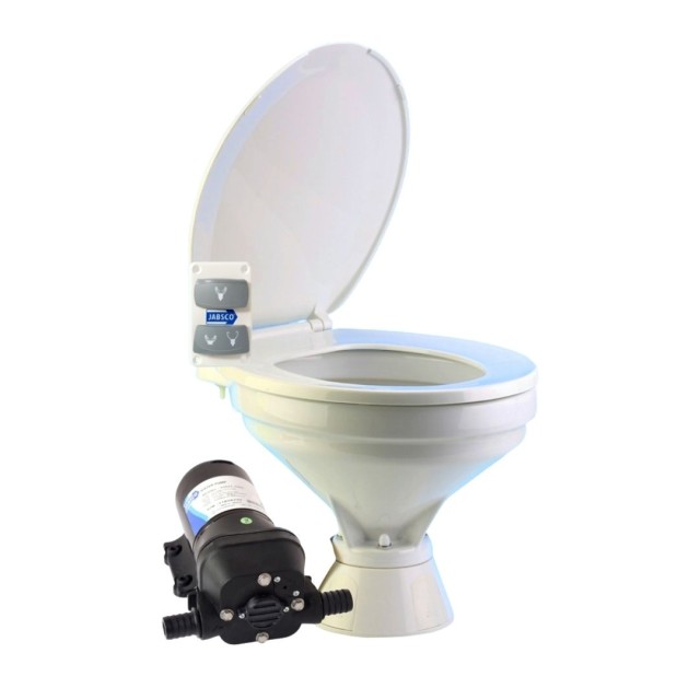 Jabsco Quiet Flush Electric Toilet 12V