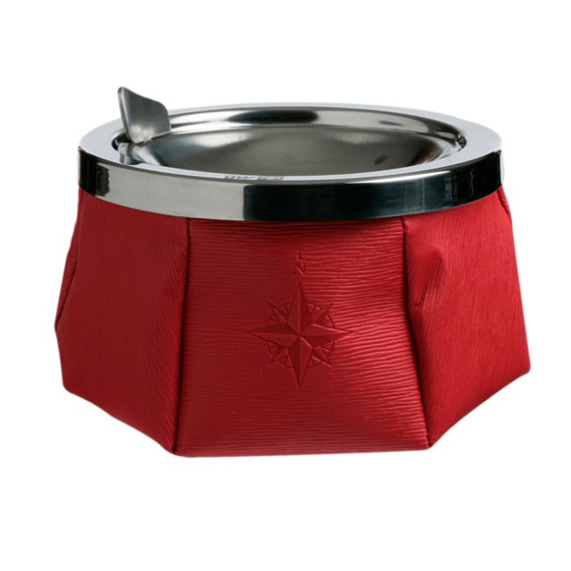 Marine Business New Ashtray Heavy, With Lid Windprood Red 