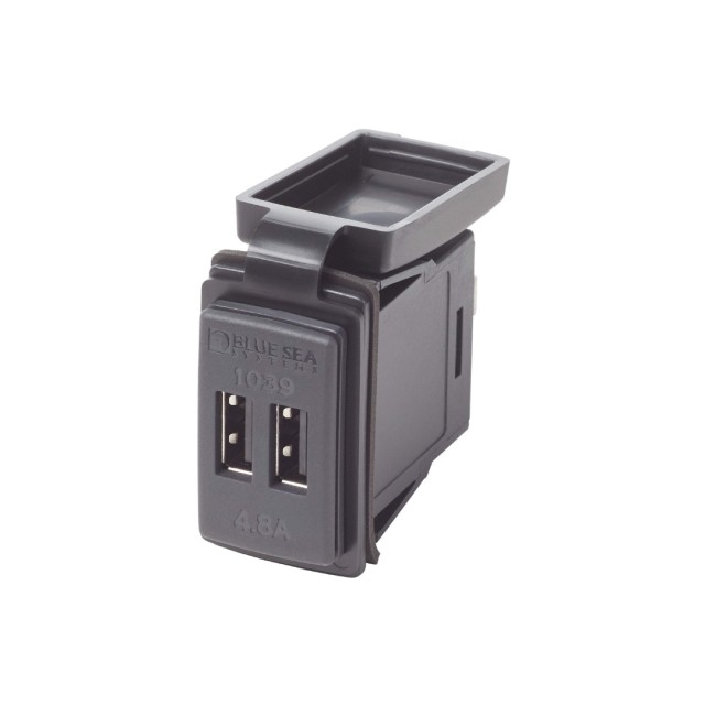 Διπλός USB Φορτιστής 12/24VDC