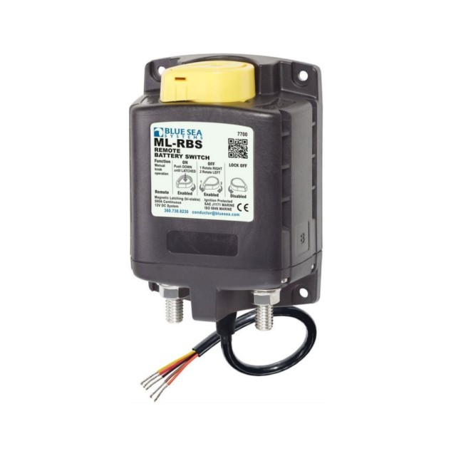 Ρελέ ML-RBS 12 V DC 500 A με Χειροκίνητο Έλεγχο