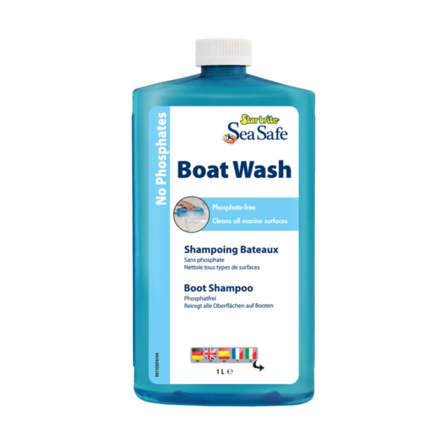 Sea Safe® Boat Wash 1Lt - Spanish/Portuguese