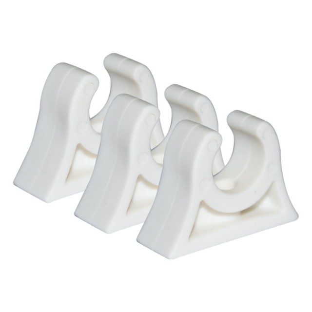 Κλιπ σωλήνα 25/26 mm , Λευκό