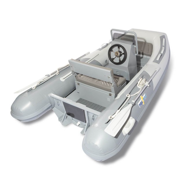 Φουσκωτό RAB Dolphin Hypalon με κονσόλα και κάθισμα, Γκρι